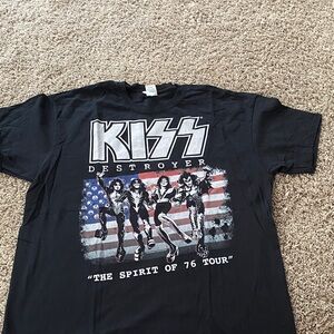 Gildan Black KISS Destroyer Tee